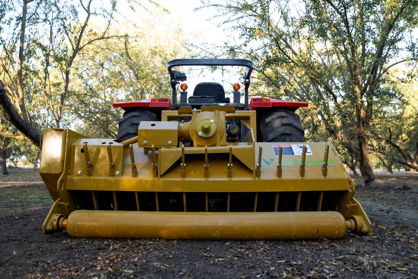 Vrisimo S-500 Series Brush Flail Shredder With Heavy Duty Wheel Kit | 6' / 7' 8' | 60-80HP For Tractor