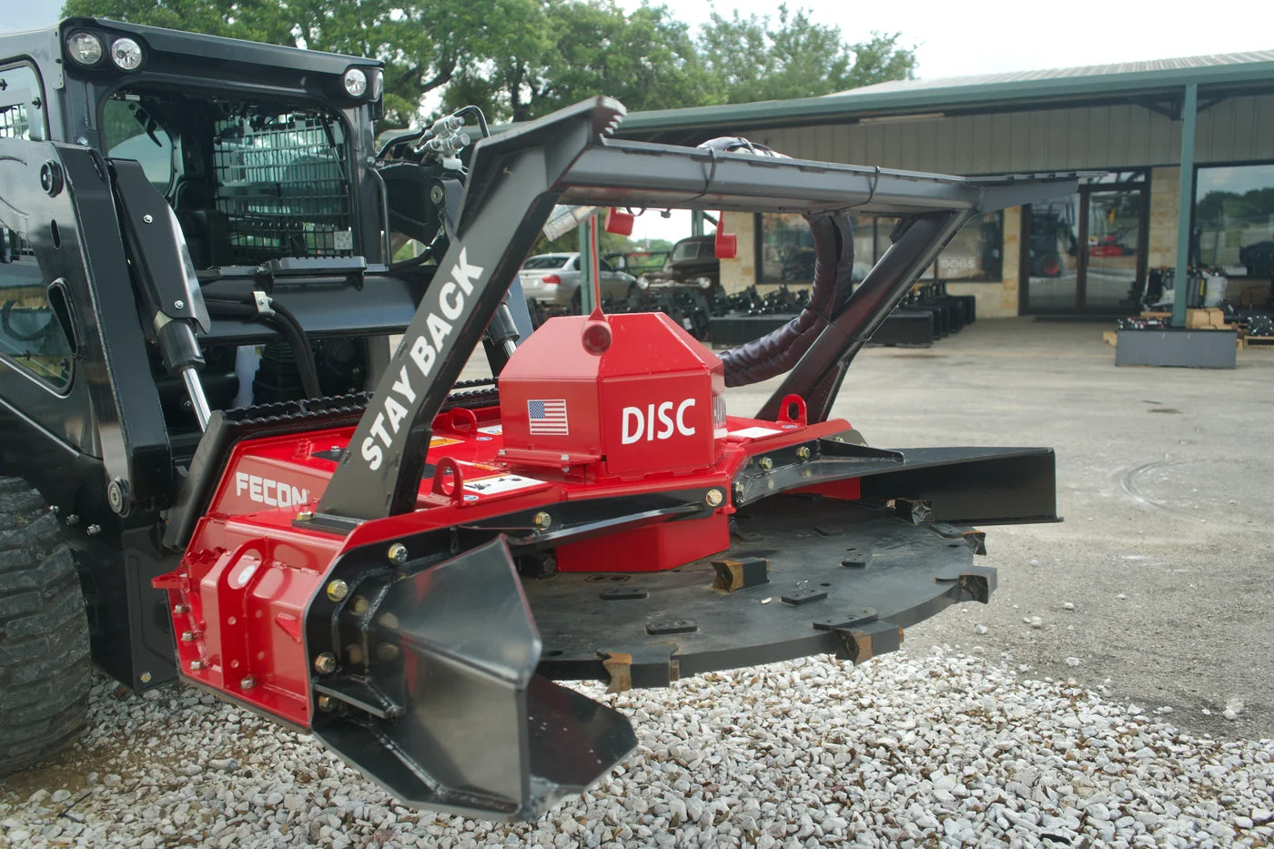 Fecon Disc Hawk Mulcher | Model DH60SS | Disc Mulcher 60" | 30–50 GPM | 75–132 HP | For Skid Steer & Compact Track Loader