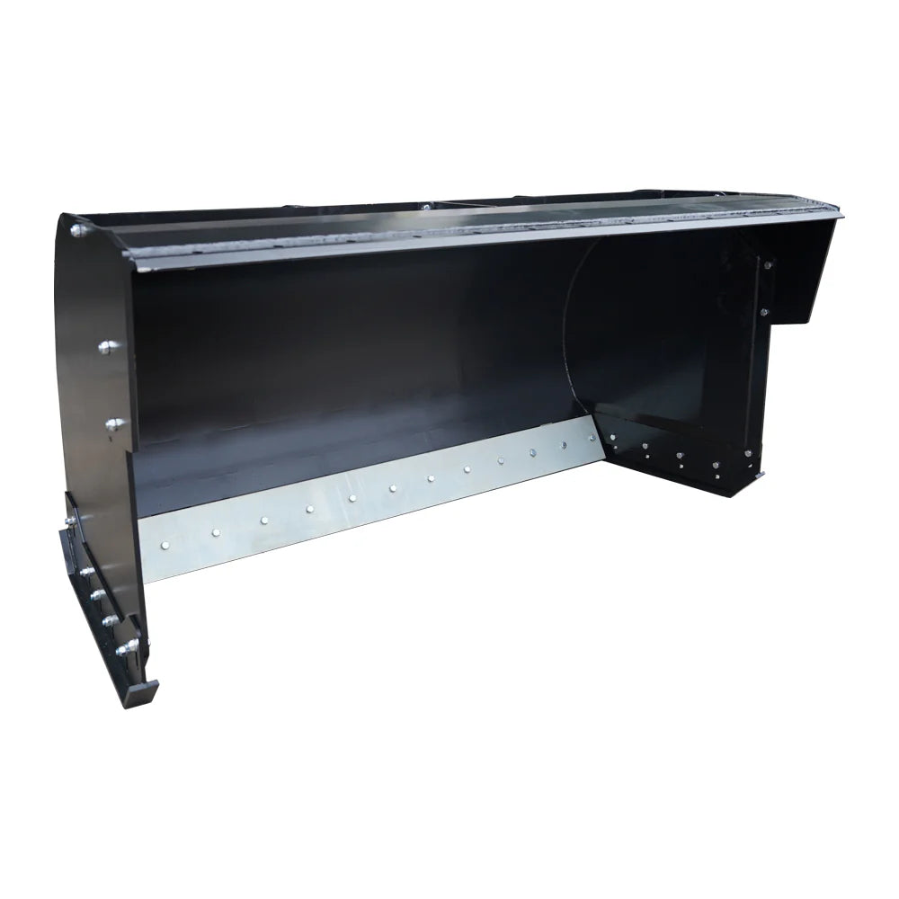 Landy Attachments Trip Edge Snow Pusher | Width 84" | 12-25 GPM | 20-35 HP | For Skid Steers, Loaders & Tractors
