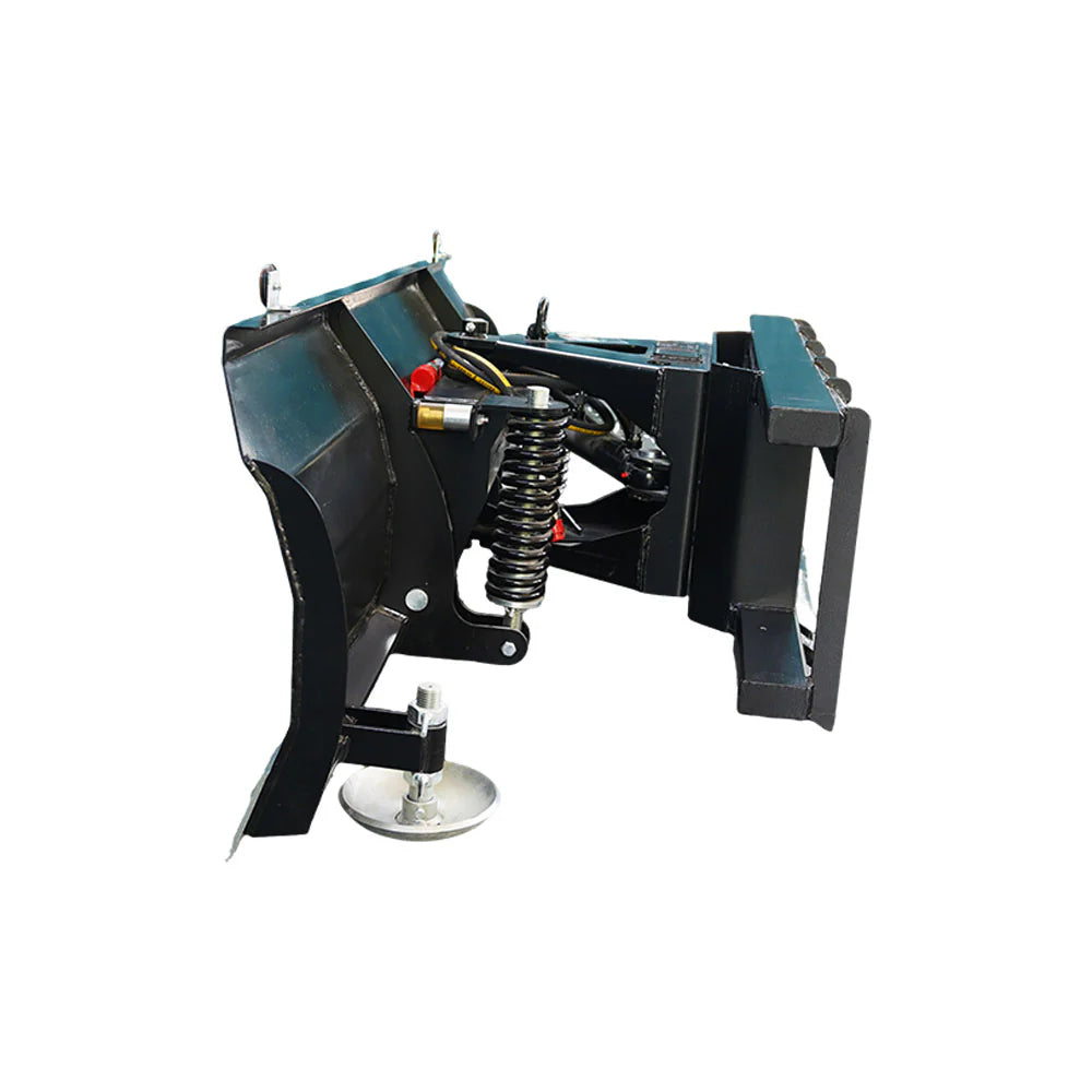 Landy Attachments Extreme-Duty Snow Blade | Width 72" & 84" | 45-60 HP | 16 GPM | For Skid Steers, UTVs & Tractors