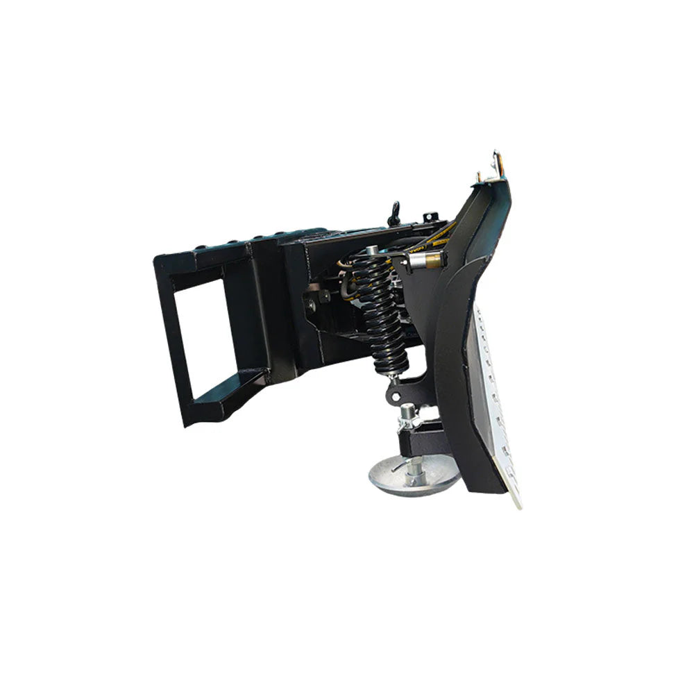 Landy Attachments Extreme-Duty Snow Blade | Width 72" & 84" | 45-60 HP | 16 GPM | For Skid Steers, UTVs & Tractors