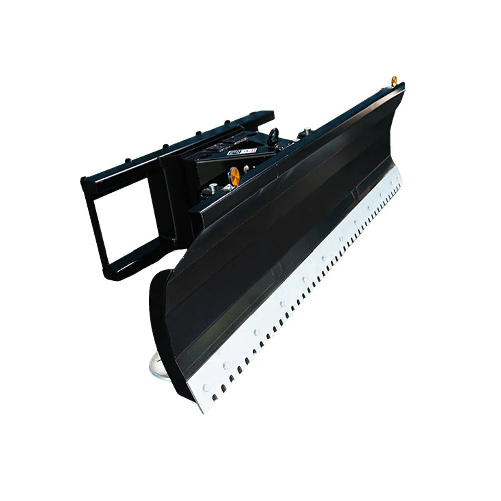 Landy Attachments Extreme-Duty Snow Blade | Width 72" & 84" | 45-60 HP | 16 GPM | For Skid Steers, UTVs & Tractors