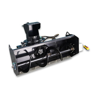 Landy Attachments Hydraulic Snow Blower | Model MS-HSB1220 | Width 48" | 8-13 GPM | For Mini Track Loaders & Skid Steers