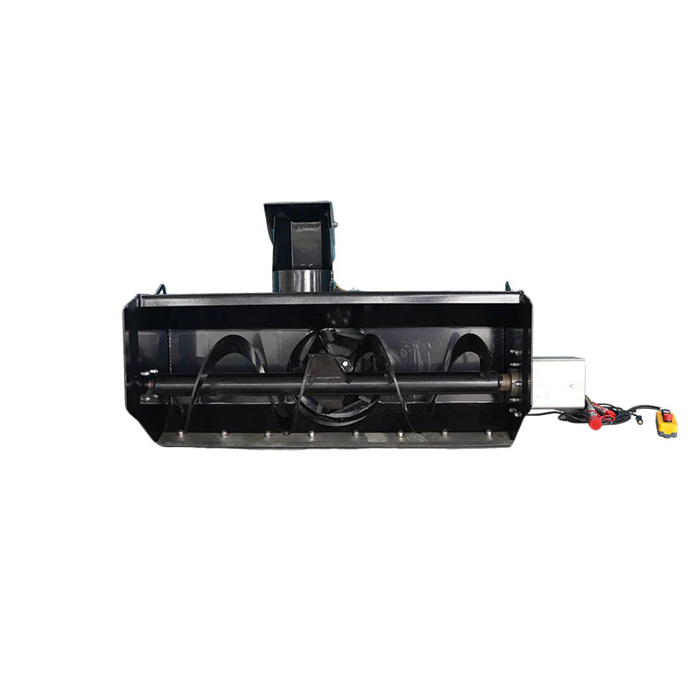 Landy Attachments Hydraulic Snow Blower | Model MS-HSB1220 | Width 48" | 8-13 GPM | For Mini Track Loaders & Skid Steers