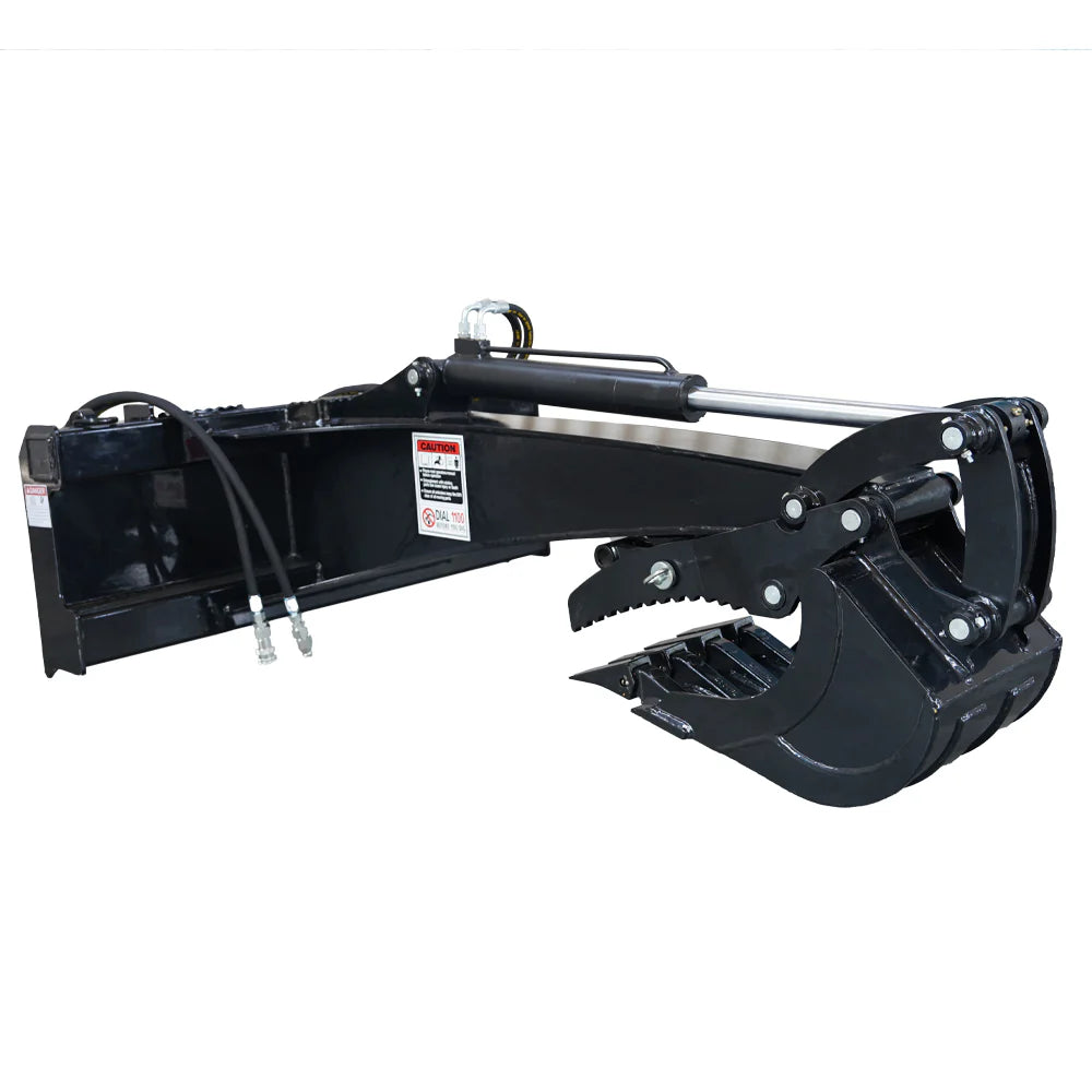 Landy Attachments Backhoe | Bucket Width 15" | 30-65 HP | 3-22 GPM | For Skid Steers, ATVs, UTVs & Tractors