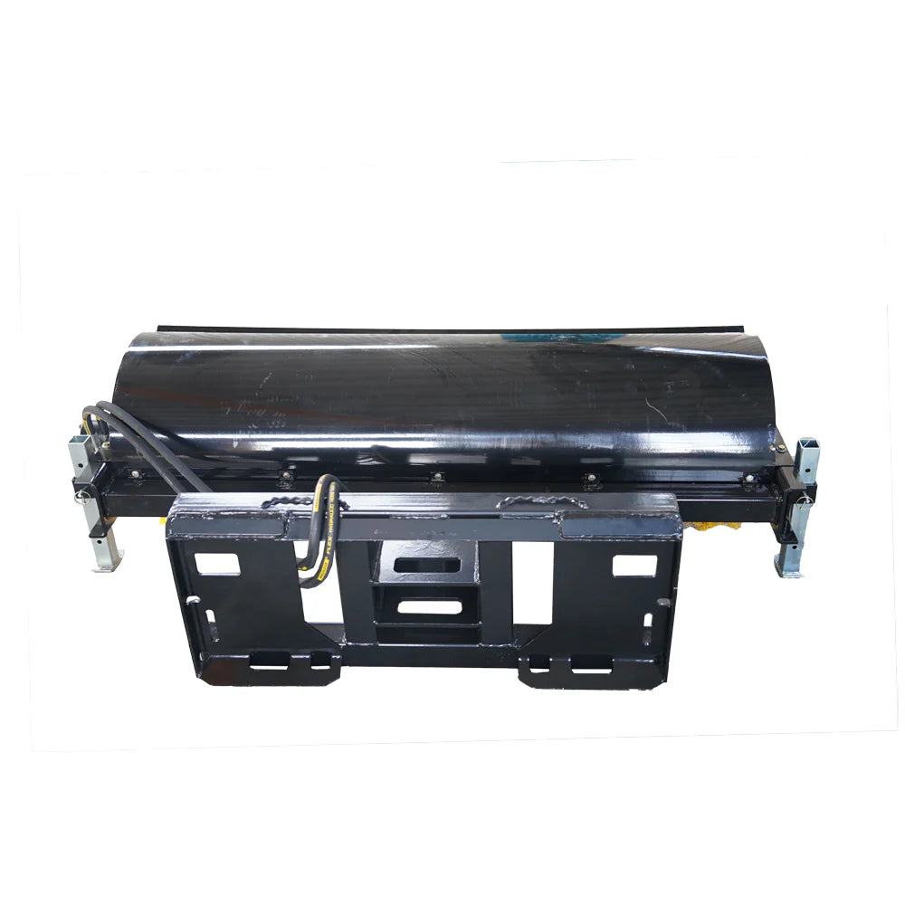 Landy Attachments Angle & Box Broom Sweeper | Sweeping Width 72" | 15 GPM | 15-20 HP | For Skid Steers, Tractors & Loaders