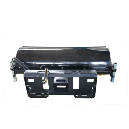 Landy Attachments Angle & Box Broom Sweeper | Sweeping Width 72" | 15 GPM | 15-20 HP | For Skid Steers, Tractors & Loaders