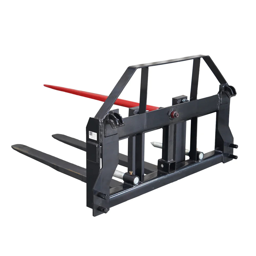 Landy Attachments Pallet Forks Combo | Width 46–48″ | 45–55 HP | For Tractors & Loaders