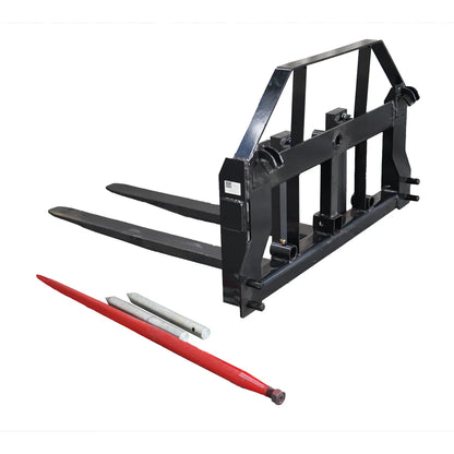 Landy Attachments Pallet Forks Combo | Width 46–48″ | 45–55 HP | For Tractors & Loaders