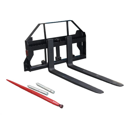 Landy Attachments Pallet Forks Combo | Width 46–48″ | 45–55 HP | For Tractors & Loaders