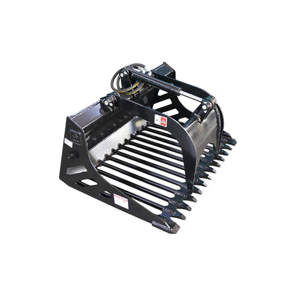 Landy Attachments Skeleton Rock Grapple Bucket | Model S-RRGB1120 | Width 44" | 16 GPM | For Skid Steers & Loaders