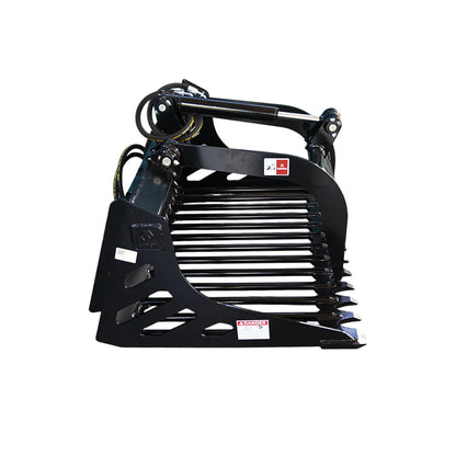 Landy Attachments Skeleton Rock Grapple Bucket | Model S-RRGB1120 | Width 44" | 16 GPM | For Skid Steers & Loaders