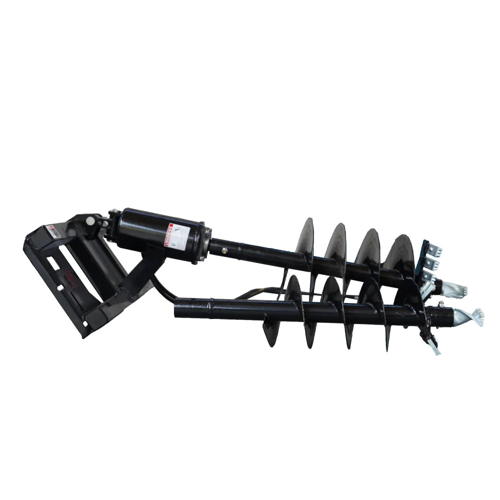 Landy Attachments Post Hole Auger Drive | Auger Diameters 12” & 18” | 11-20 GPM | 15-20 HP | For Skid Steers, ATVs, UTVs & Tractors