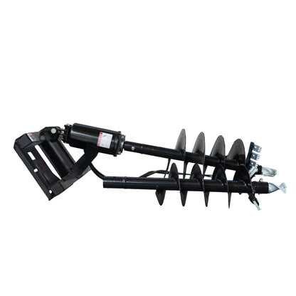 Landy Attachments Post Hole Auger Drive | Auger Diameters 12” & 18” | 11-20 GPM | 15-20 HP | For Skid Steers, ATVs, UTVs & Tractors
