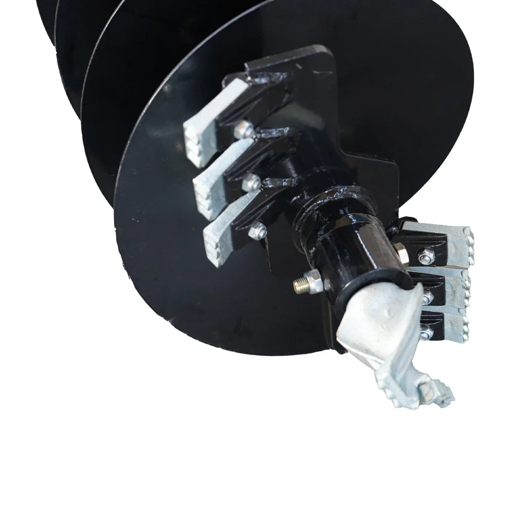 Landy Attachments Post Hole Auger Drive | Auger Diameters 12” & 18” | 11-20 GPM | 15-20 HP | For Skid Steers, ATVs, UTVs & Tractors