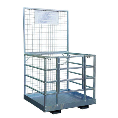 Landy Attachments Forklift Safety Cage Work Platforms | Size 36" × 36" &  48" × 45" | 8–30+ GPM | For Forklifts