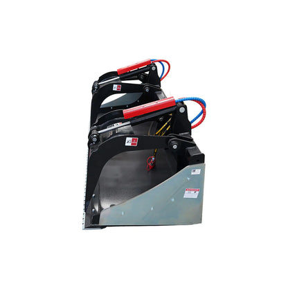 Landy Attachments Grapple Bucket | Widths 78" & 85" | 25-40 HP | 16 GPM | For Skid Steers, Tractors, ATVs & UTVs