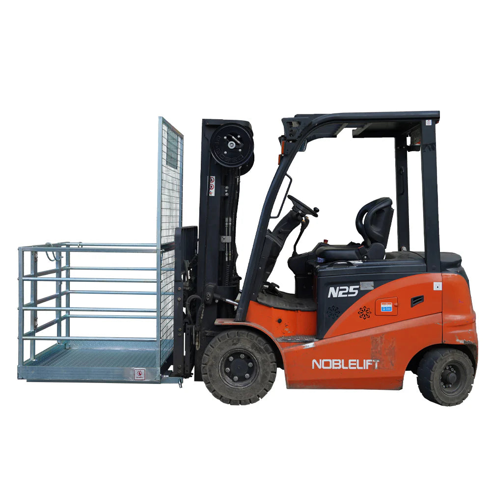 Landy Attachments Forklift Safety Cage Work Platforms | Size 36" × 36" &  48" × 45" | 8–30+ GPM | For Forklifts