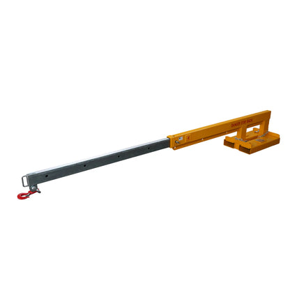 Landy Attachments Crane Jibs (Fixed & Tilt) | Capacity 5500–9900 lb | Short & Long Reach | 8-30 GPM | 2-5 Tons | For Forklifts, Skid Steers & Excavators