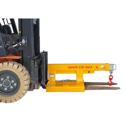 Landy Attachments Crane Jibs (Fixed & Tilt) | Capacity 5500–9900 lb | Short & Long Reach | 8-30 GPM | 2-5 Tons | For Forklifts, Skid Steers & Excavators