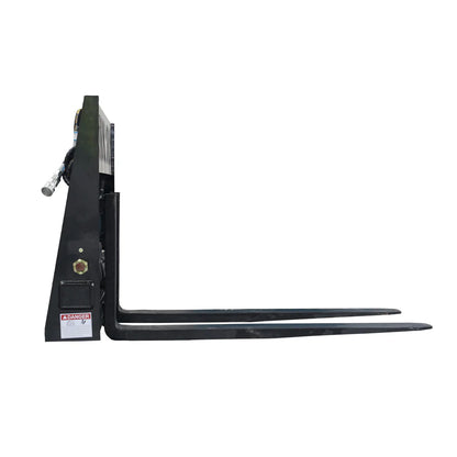 Landy Attachments Pallet Forks | Frame Width 48" | 16 GPM | For Skid Steers & Loaders