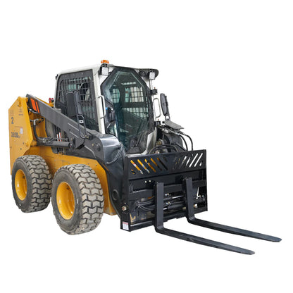 Landy Attachments Pallet Forks | Frame Width 48" | 16 GPM | For Skid Steers & Loaders