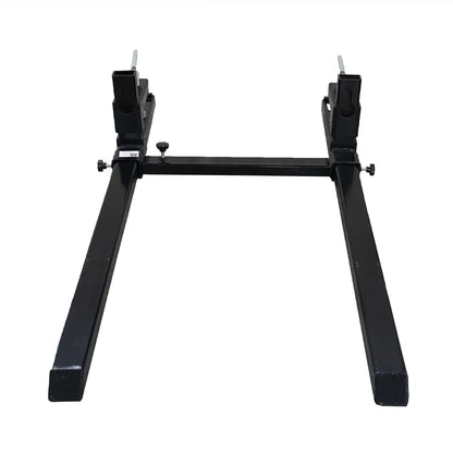 Landy Attachments Pallet Fork Frame & Clamp on Forks | Width 49" | 16 GPM | 20-30 HP | For Skid Steers & Tractors