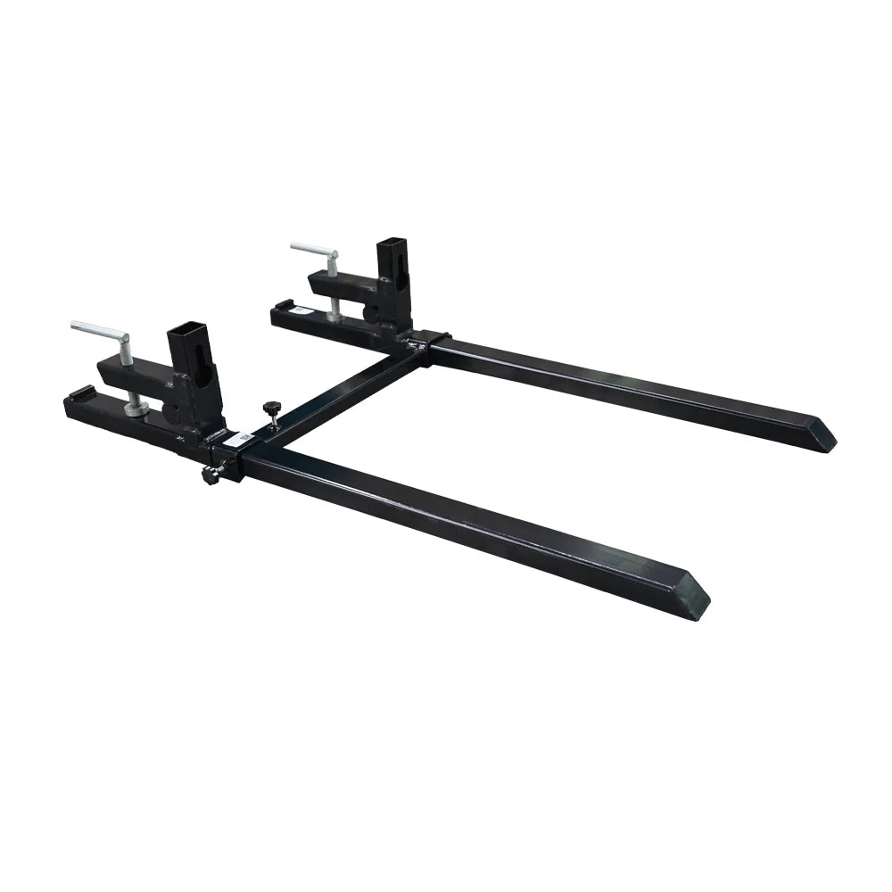 Landy Attachments Pallet Fork Frame & Clamp on Forks | Width 49" | 16 GPM | 20-30 HP | For Skid Steers & Tractors