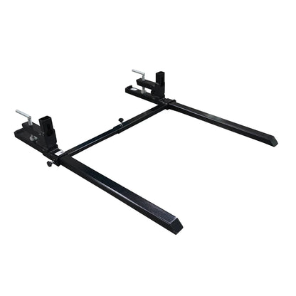 Landy Attachments Pallet Fork Frame & Clamp on Forks | Width 49" | 16 GPM | 20-30 HP | For Skid Steers & Tractors