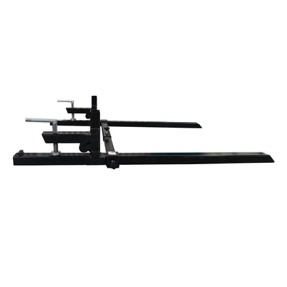 Landy Attachments Pallet Fork Frame & Clamp on Forks | Width 49" | 16 GPM | 20-30 HP | For Skid Steers & Tractors