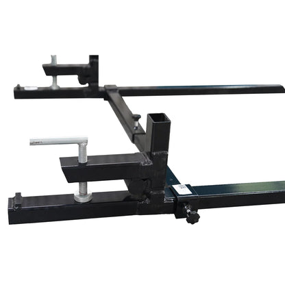 Landy Attachments Pallet Fork Frame & Clamp on Forks | Width 49" | 16 GPM | 20-30 HP | For Skid Steers & Tractors