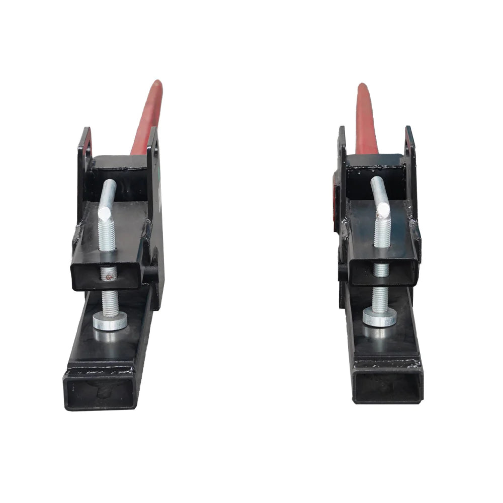 Landy Attachments Clamp-On Bale Spear | Spear Length 43" | 8-30+ GPM | 20-35 HP | For Loaders, Tractors & Skid Steers