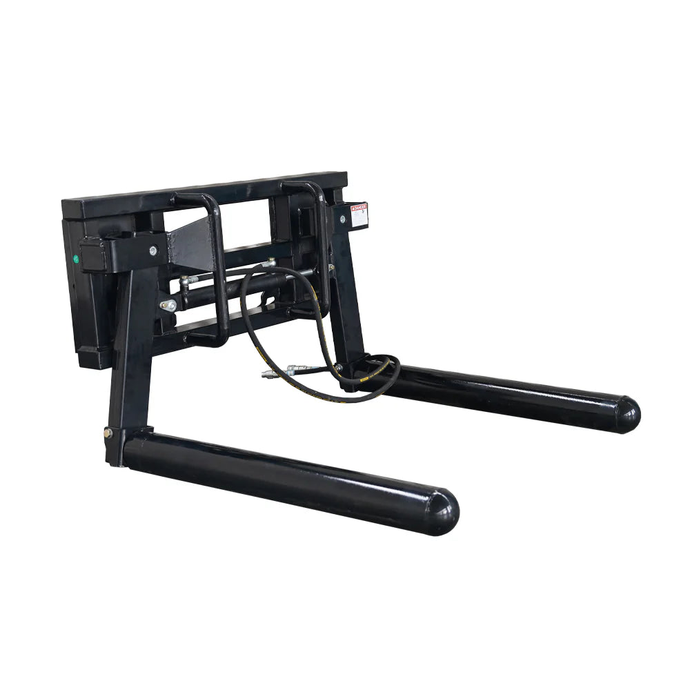 Landy Attachments Hydraulic Bale Lifter | Width 51"-52" | 16 GPM | For Skid Steers