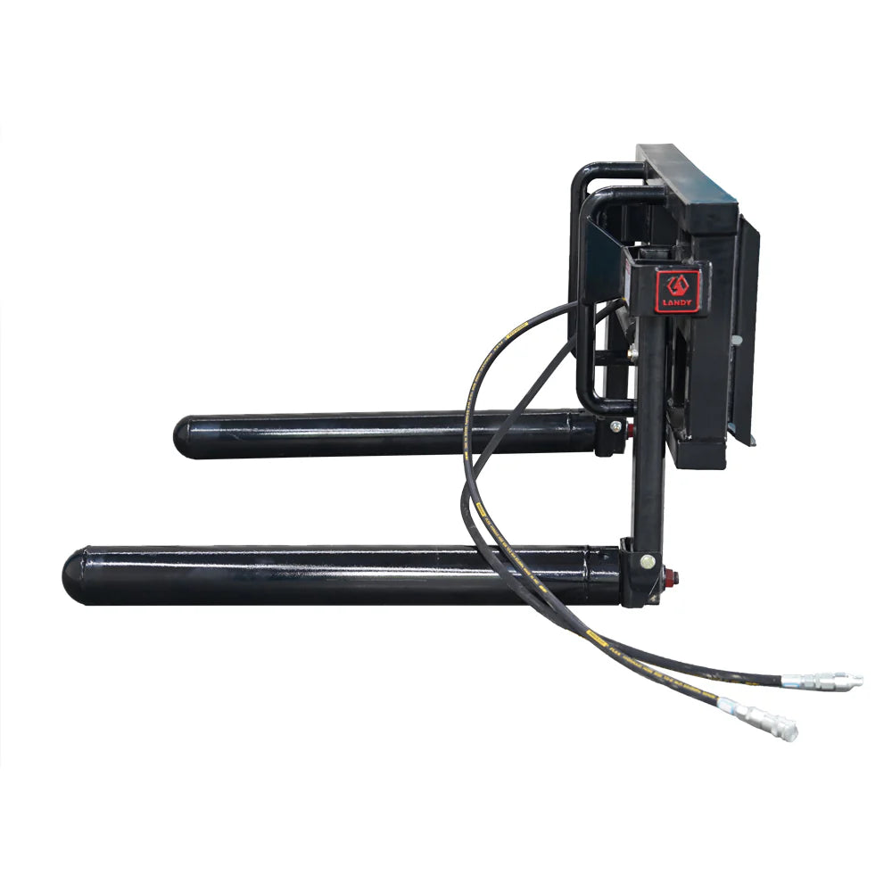 Landy Attachments Hydraulic Bale Lifter | Width 51"-52" | 16 GPM | For Skid Steers