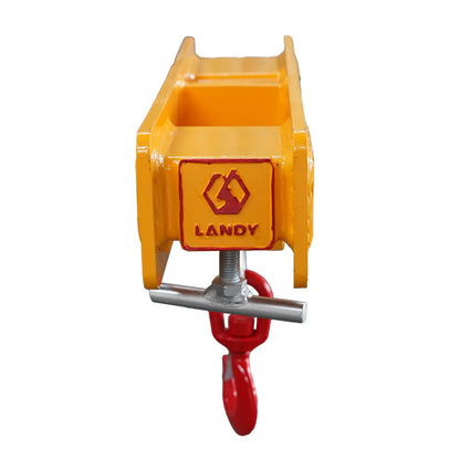 Landy Attachments Crane Jibs (Fixed & Tilt) | Capacity 5500–9900 lb | Short & Long Reach | 8-30 GPM | 2-5 Tons | For Forklifts, Skid Steers & Excavators