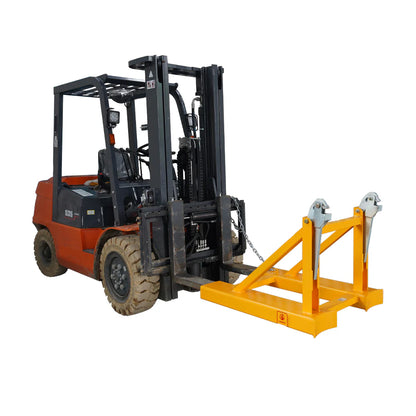 Landy Attachments Parrot Beak Double Drum Lifter | Width 40" | 8-30+ GPM | For Forklifts