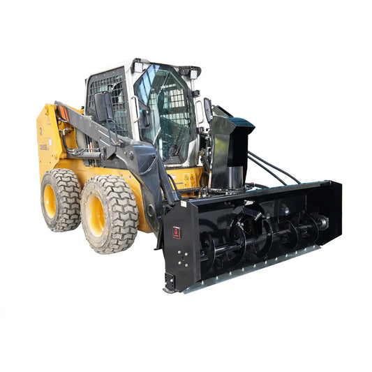 Landy Attachments Snow Blower | Width 72" | 20-35 GPM | 20-35 HP | For Skid Steers, Tractors & UTVs
