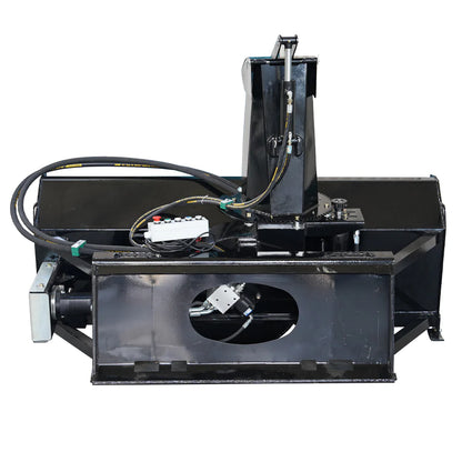 Landy Attachments Snow Blower | Width 72" | 20-35 GPM | 20-35 HP | For Skid Steers, Tractors & UTVs