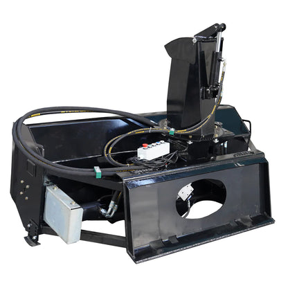 Landy Attachments Snow Blower | Width 72" | 20-35 GPM | 20-35 HP | For Skid Steers, Tractors & UTVs