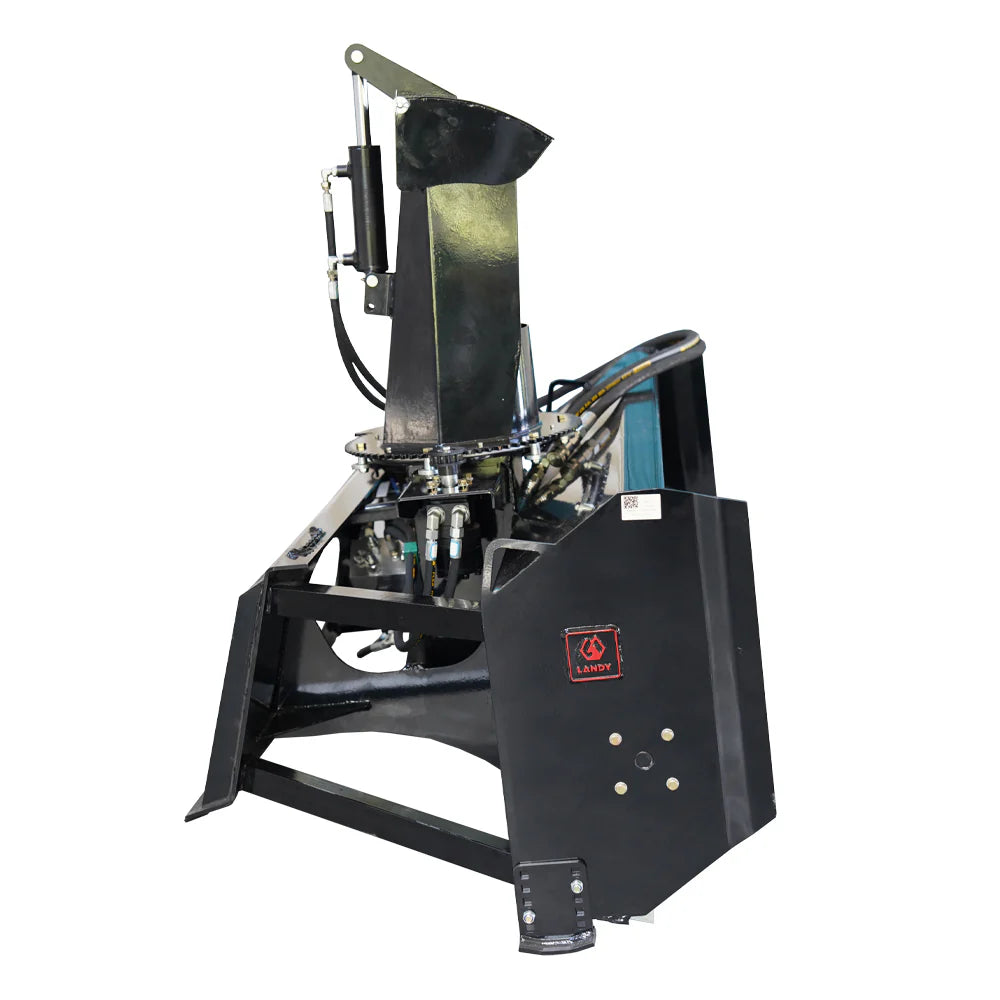 Landy Attachments Snow Blower | Width 72" | 20-35 GPM | 20-35 HP | For Skid Steers, Tractors & UTVs