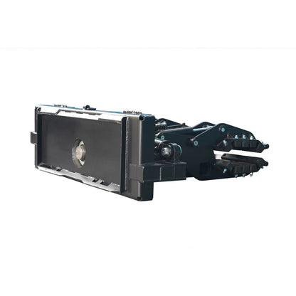 Landy Attachments Hydraulic Pole Setter | Width 42" & 52" | Opening Range 3"-21" | 16 GPM | 1 Ton | For Skid Steers, Excavators & Telehandlers