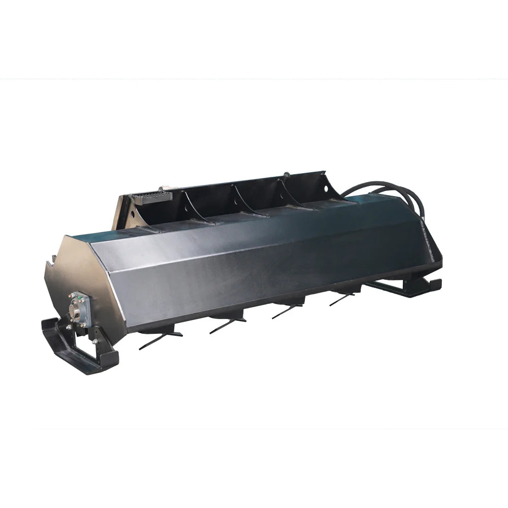 Landy Attachments Rotary Tiller | Tilling Width 72" | 20 GPM | 20-35 HP | For Skid Steers, UTVs, ATVs & Tractors