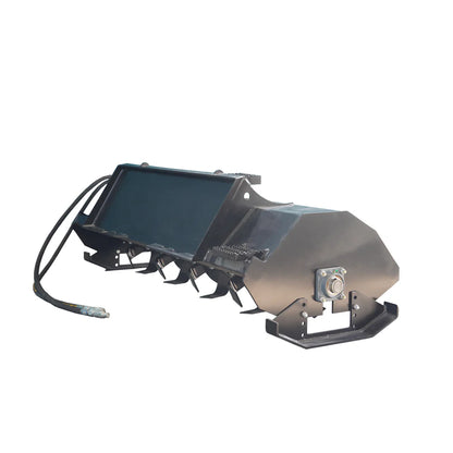 Landy Attachments Rotary Tiller | Tilling Width 72" | 20 GPM | 20-35 HP | For Skid Steers, UTVs, ATVs & Tractors