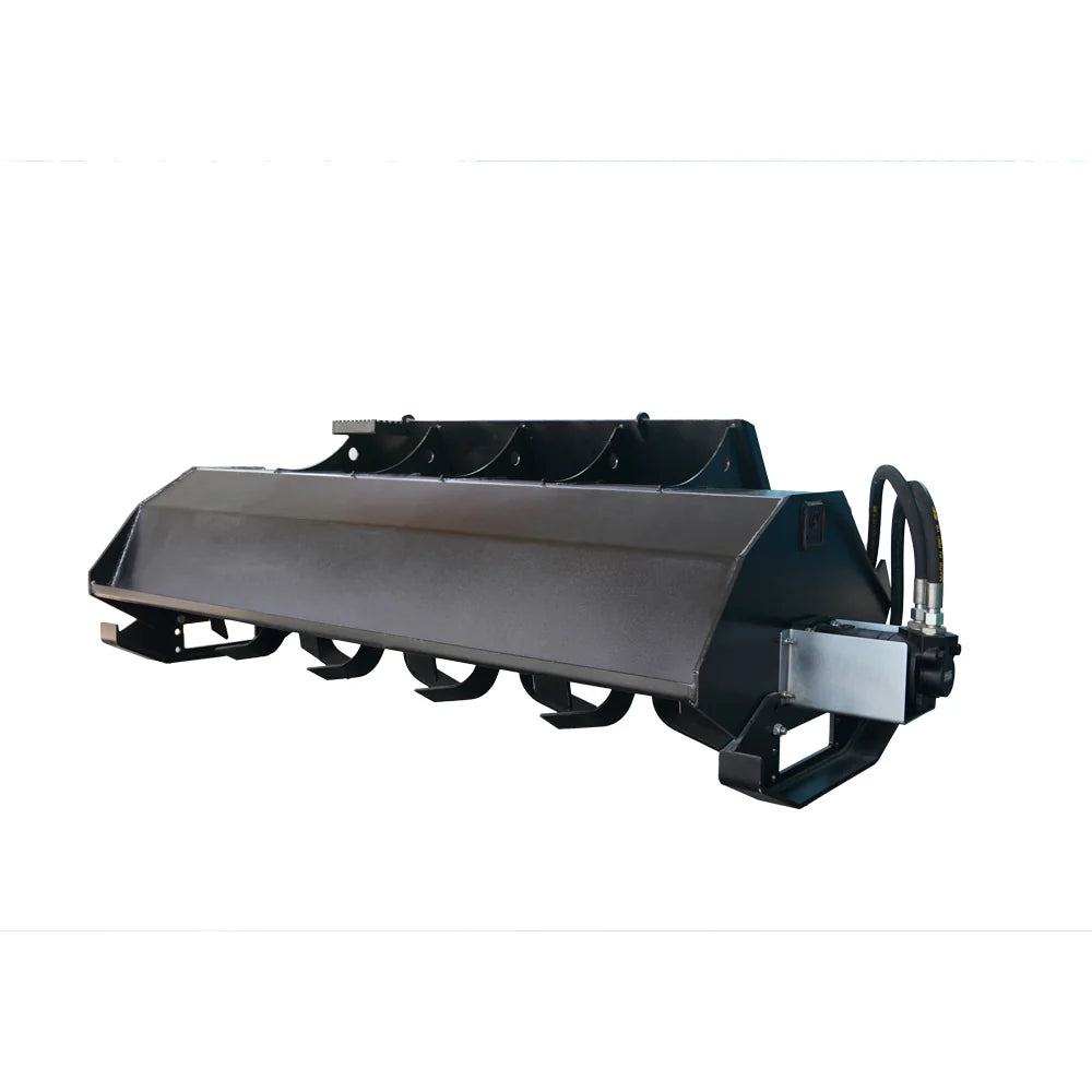Landy Attachments Rotary Tiller | Tilling Width 72" | 20 GPM | 20-35 HP | For Skid Steers, UTVs, ATVs & Tractors