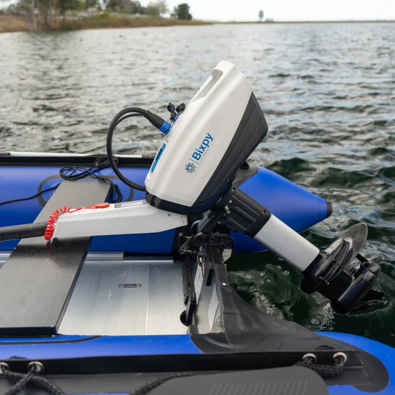 Bixpy PWC Motors N-3 Motor Assembly | SKU: MT-NMB-3801 | Short/Long Shaft | Direct-Drive Brushless Outboard  (3HP Equivalent) | For Jon Boats, Dinghies, Inflatables, Tenders & Small Sailboats