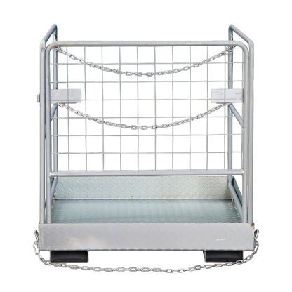 Landy Attachments Forklift Safety Cage Work Platforms | Size 36" × 36" &  48" × 45" | 8–30+ GPM | For Forklifts