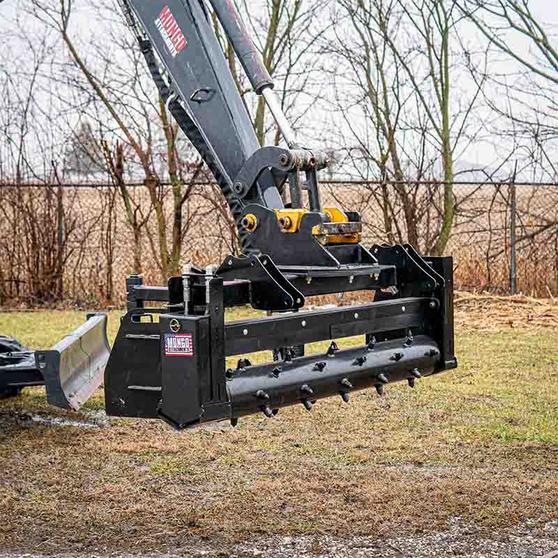 Mongo Attachments Soil Conditioner | Model MPRD148H | Size 48" Drum | 20 GPM | 3,000 PSI | 2.5–8 Ton | For Excavators