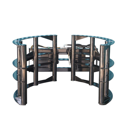 Landy Attachments Hay Bale Grapple | Width 57.6" | 15 GPM | 20–25 HP | For Skid Steer, Tractor, ATV & UTV