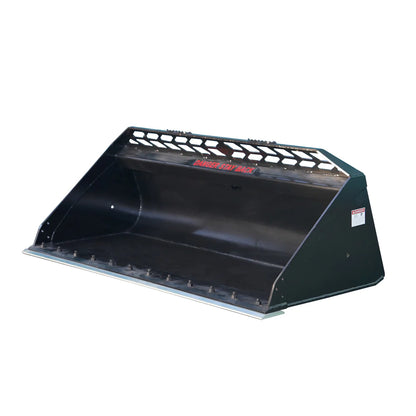 Landy Attachment HD Snow/Mulch Bucket | Bucket Width 72” | 12-25 GPM | 35-40 HP | For Skid Steers, Tractors, UTVs & Loaders