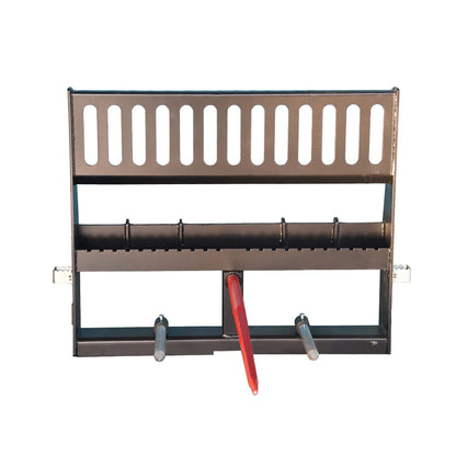 Landy Attachments HD Pallet Forks & Hay Spear Combo | Width 48" | 8-30+ GPM | For Skid Steers